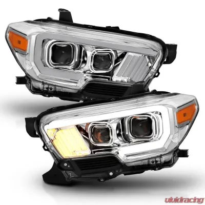 Anzo USA Projector Headlight Set Toyota Tacoma 2016-2019 - 111380