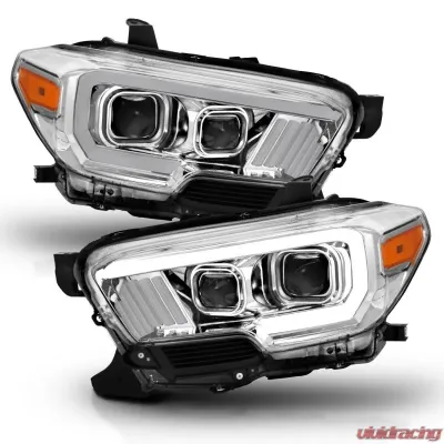 Anzo USA Projector Headlight Set Toyota Tacoma 2016-2019 - 111380