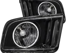 Anzo USA Crystal Headlight Set w/Halo Ford Mustang 2005-2009