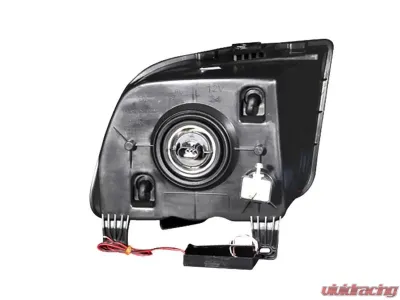 Anzo USA Crystal Headlight Set w/Halo Ford Mustang 2005-2009 - 121033