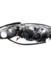 Anzo USA Projector Headlight Set w/Halo Ford Mustang 1994-1998                                     - 121038 - Image 2