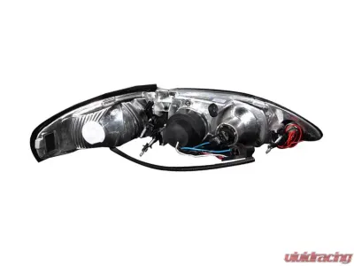 Anzo USA Projector Headlight Set w/Halo Ford Mustang 1994-1998 - 121038