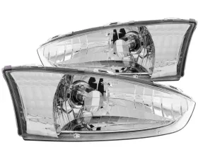 Anzo USA Crystal Headlight Set Mitsubishi Mirage 1997-2002