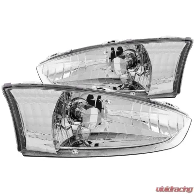Anzo USA Crystal Headlight Set Mitsubishi Mirage 1997-2002 - 121106