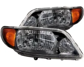 Anzo USA Crystal Headlight Set Mazda Protege 2001-2003