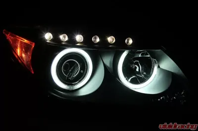 Anzo USA Projector Headlight Set w/Halo Scion tC 2005-2010 - 121119