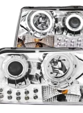 Anzo USA Projector Headlight Set w/Halo Chrysler 300C 2005-2010                                     - 121136 - Image 3