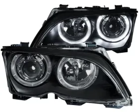Anzo USA Projector Headlight Set w/Halo BMW 2002-2005