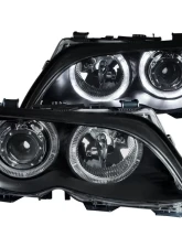 Anzo USA Projector Headlight Set w/Halo BMW 2002-2005                                     - 121140 - Image 2