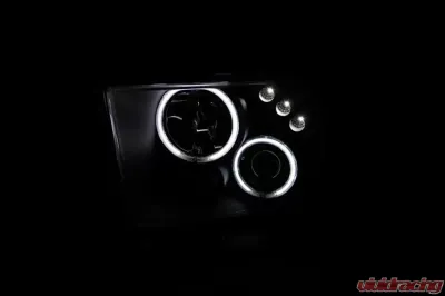 Anzo USA Projector Headlight Set w/Halo Ford Mustang 2005-2009 - 121166