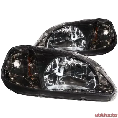Anzo USA Crystal Headlight Set Honda Civic 1999-2000 - 121234