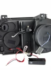 Anzo USA Projector Headlight Set w/Halo Chrysler 300C 2005-2010                                     - 121251 - Image 2