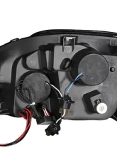 Anzo USA Projector Headlight Set w/Halo Honda Prelude 1997-2001                                     - 121341 - Image 2