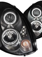 Anzo USA Projector Headlight Set w/Halo Infiniti G35 2003-2005                                     - 121363 - Image 3