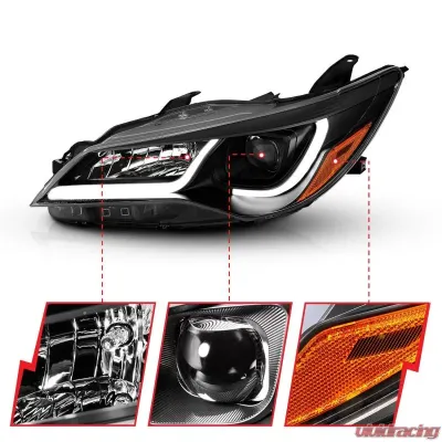 Anzo USA Projector Headlight Set Toyota Camry 2015-2016 - 121518