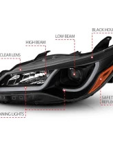 Anzo USA Projector Headlight Set Toyota Camry 2015-2016                                     - 121518 - Image 4