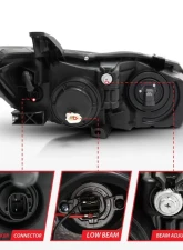 Anzo USA Projector Headlight Set Toyota Camry 2015-2016                                     - 121518 - Image 5