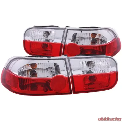 Anzo USA Tail Light Assembly Honda Civic 1992-1995 - 221220