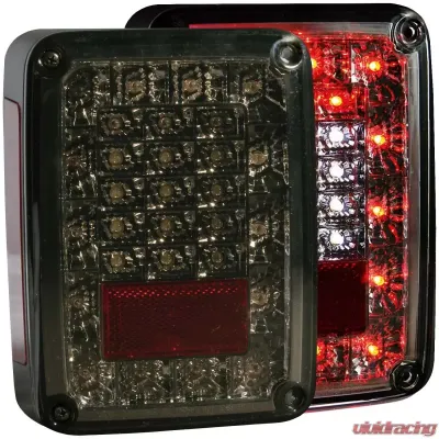 Anzo USA Tail Light Assembly Jeep Wrangler 2007-2018 - 311203