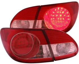 Anzo USA Tail Light Assembly Toyota Corolla 2003-2008
