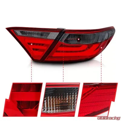 Anzo USA Tail Light Assembly Toyota Camry 2015-2017 - 321336
