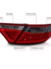 Anzo USA Tail Light Assembly Toyota Camry 2015-2017                                     - 321336 - Image 4