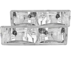 Anzo USA Crystal Headlight Set