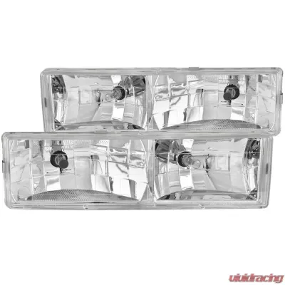 Anzo USA Crystal Headlight Set - 111004