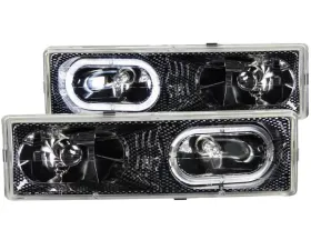 Anzo USA Crystal Headlight Set w/Halo