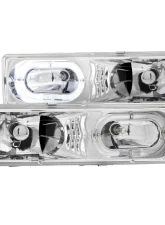 Anzo USA Crystal Headlight Set w/Halo                                     - 111006 - Image 3