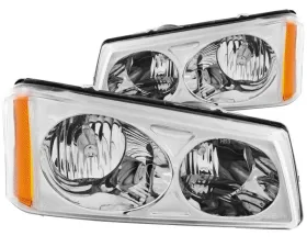 Anzo USA Crystal Headlight Set Chevrolet