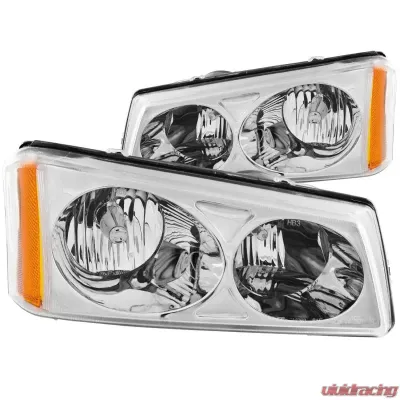 Anzo USA Crystal Headlight Set Chevrolet - 111010