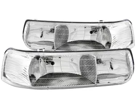 Anzo USA Crystal Headlight Set Chevrolet
