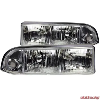 Anzo USA Crystal Headlight Set Chevrolet - 111014