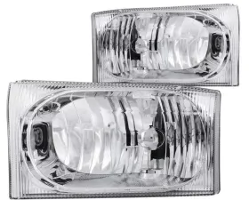 Anzo USA Crystal Headlight Set Ford Excursion 2000-2004