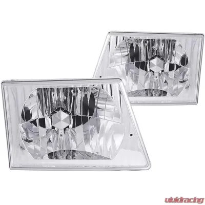 Anzo USA Crystal Headlight Set Ford - 111026