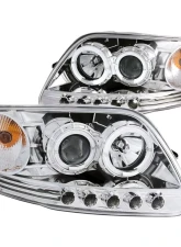 Anzo USA Projector Headlight Set w/Halo Ford 1997-2003                                     - 111032 - Image 3