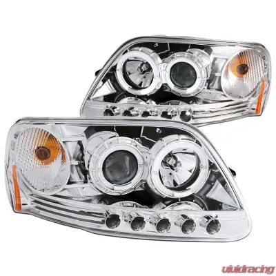 Anzo USA Projector Headlight Set w/Halo Ford 1997-2003 - 111032
