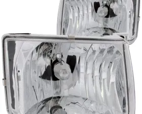 Anzo USA Crystal Headlight Set Nissan