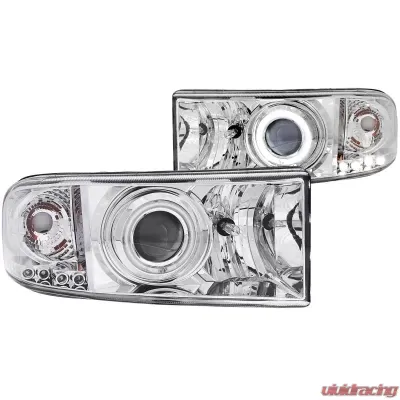 Anzo USA Projector Headlight Set w/Halo Dodge - 111056