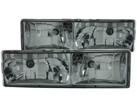 Anzo USA Crystal Headlight Set