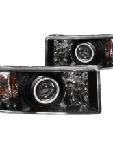 Anzo USA Projector Headlight Set w/Halo Dodge                                     - 111065 - Image 3