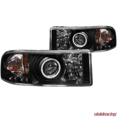 Anzo USA Projector Headlight Set w/Halo Dodge - 111065