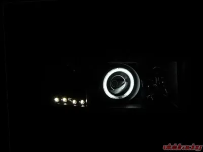 Anzo USA Projector Headlight Set w/Halo Dodge - 111065
