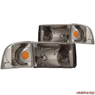 Anzo USA Crystal Headlight Set Dodge - 111068
