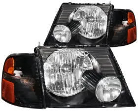 Anzo USA Crystal Headlight Set Ford Explorer 2002-2005