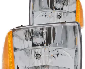 Anzo USA Crystal Headlight Set Chevrolet Blazer 1995-1997