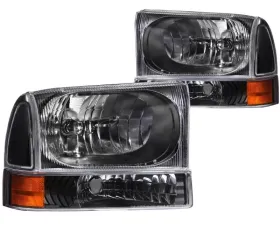 Anzo USA Crystal Headlight Set Ford Excursion 2000-2004