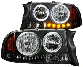 Anzo USA Crystal Headlight Set