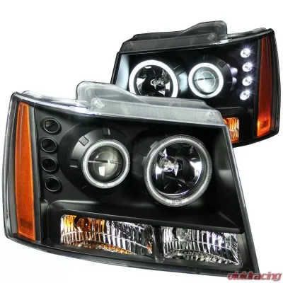 Anzo USA Projector Headlight Set w/Halo Chevrolet - 111109